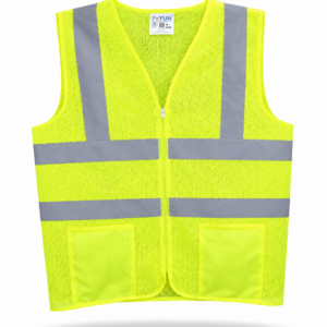 2" tape 90 gsm Zip pocket safety safety jacket